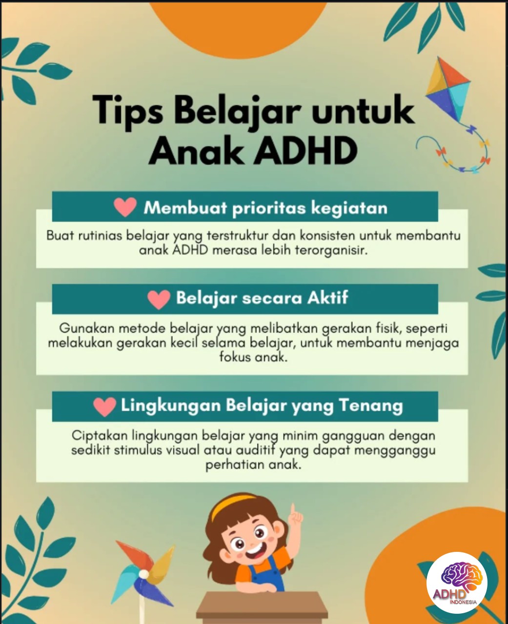 Strategi Belajar yang Cocok untuk Anak ADHD di Kabupaten Badung